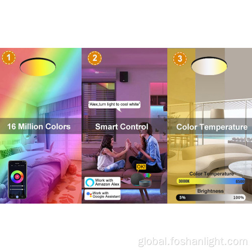 Best Smart Ceiling Lights Slice Smart Ceiling light Tuya Smart Supplier